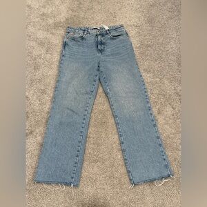 Zara light blue straight leg jeans Size 6